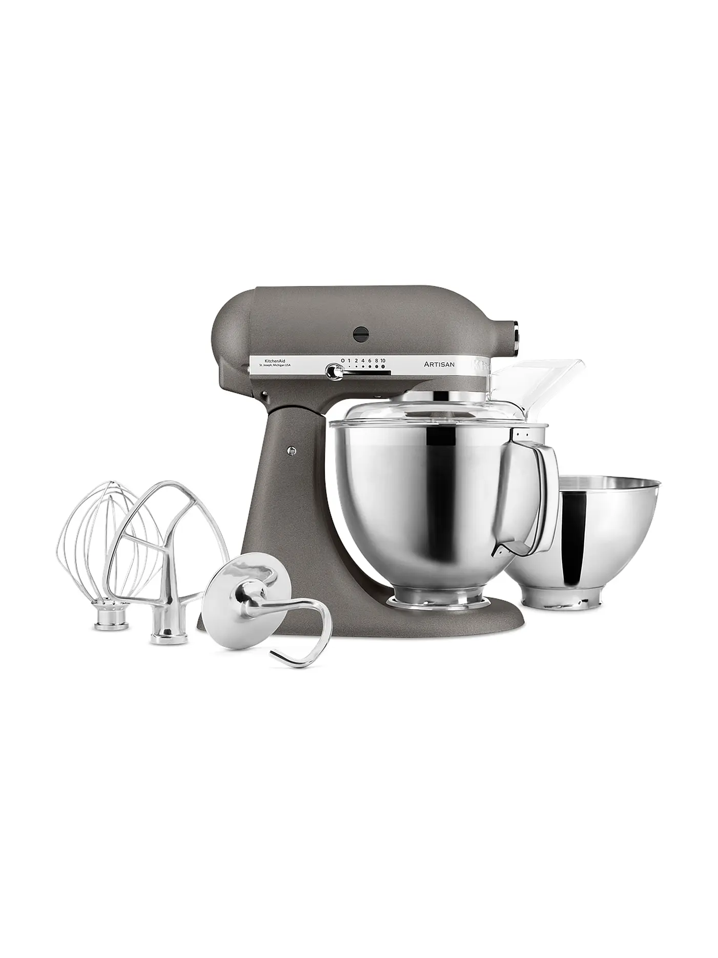 KITCHENAID | Küchenmaschine Artisan 4,8l 5KSM185PSEOB Onyx Schwarz | grau